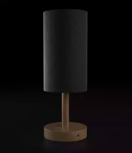 Lamp 3D table with shade