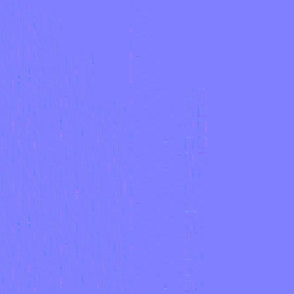 Bookcase 2 wooden made of metal and wood Low-poly 3D model_13