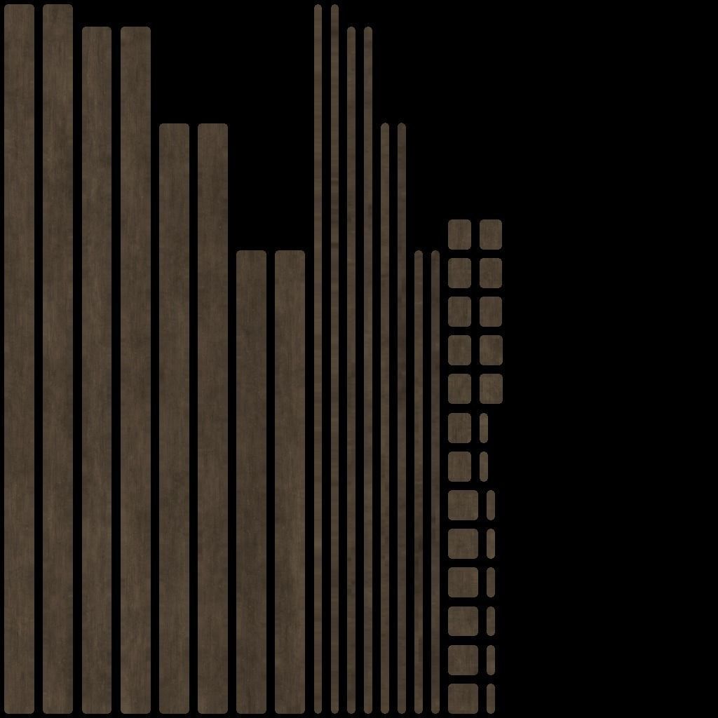 Bookcase 2 wooden made of metal and wood Low-poly 3D model_16