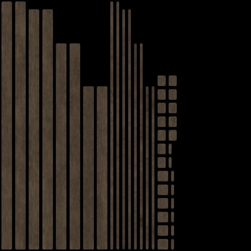 Bookcase 2 wooden made of metal and wood Low-poly 3D model_9