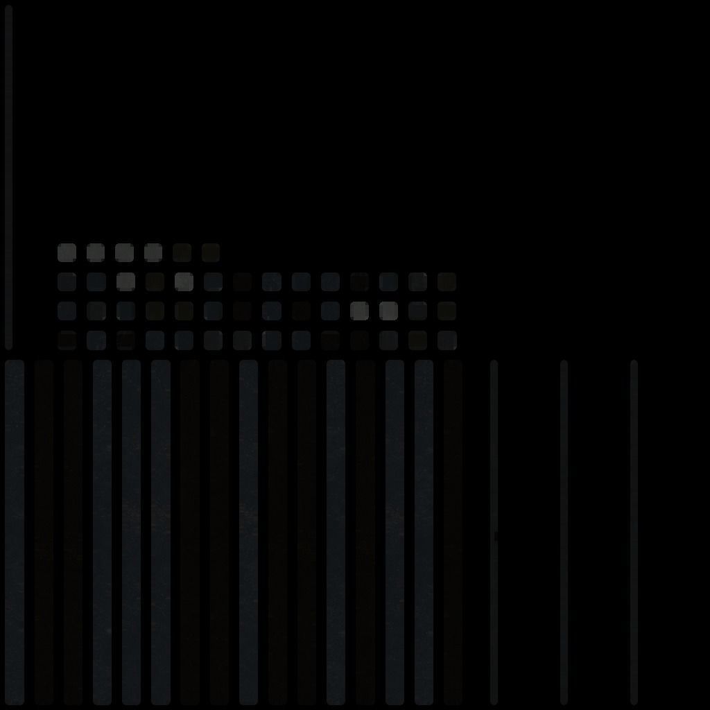 Bookcase 2 wooden made of metal and wood Low-poly 3D model_1