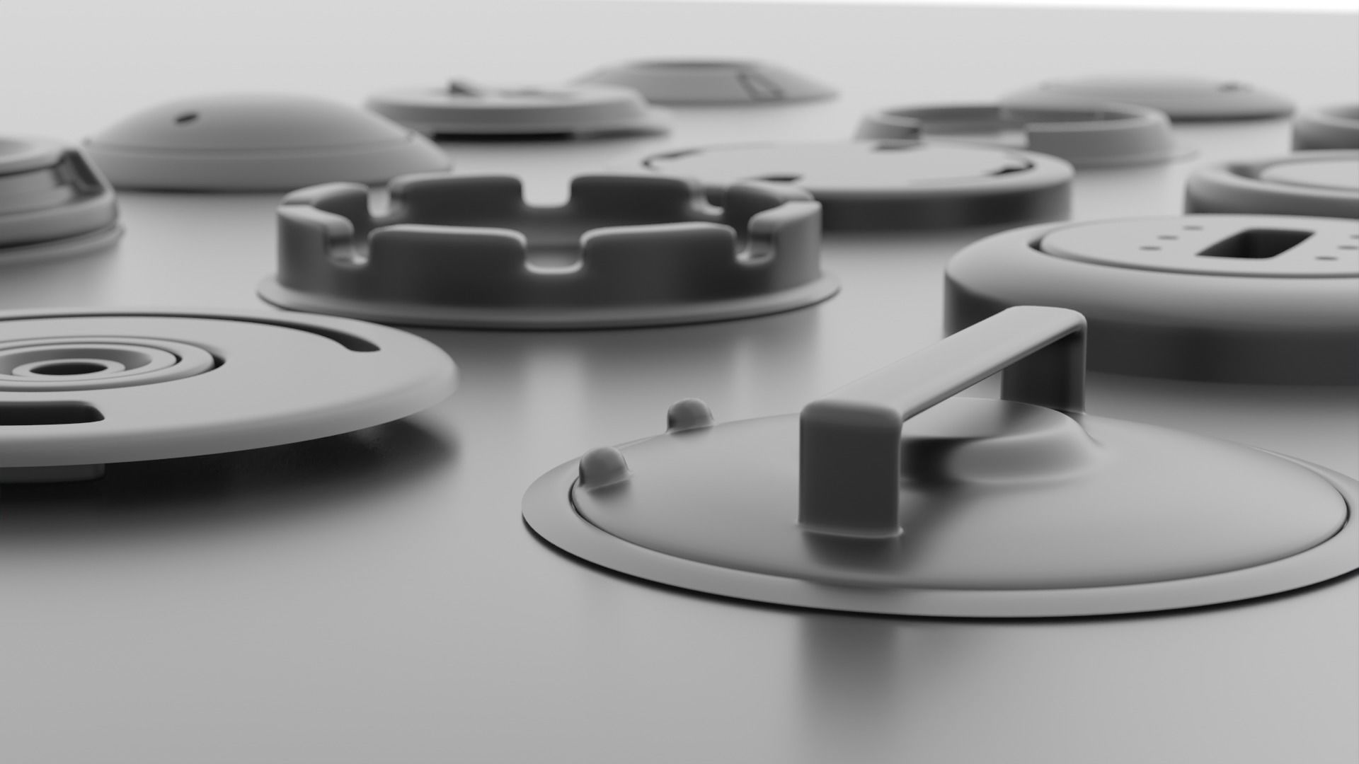 3D model Hard Surface sci-fi kitbash Low High Poly VR / AR / low-poly ...