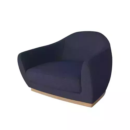 ARMCHAIR SERENE 2024 WITH WOODEN BASE