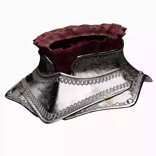  Female Knight Neck Armor MidPoly