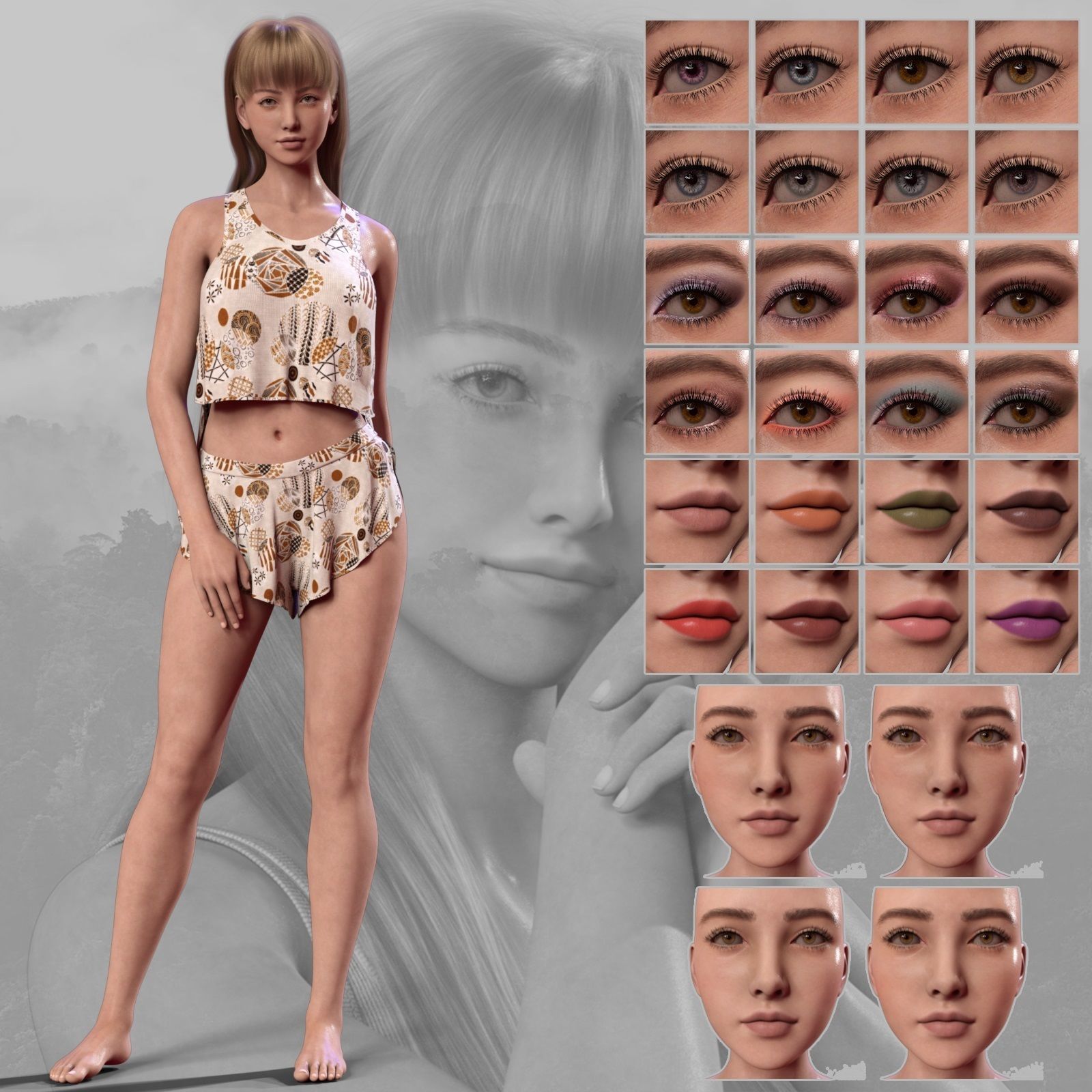 Lidia for Genesis 9 - DAZ3D - 3D model_6