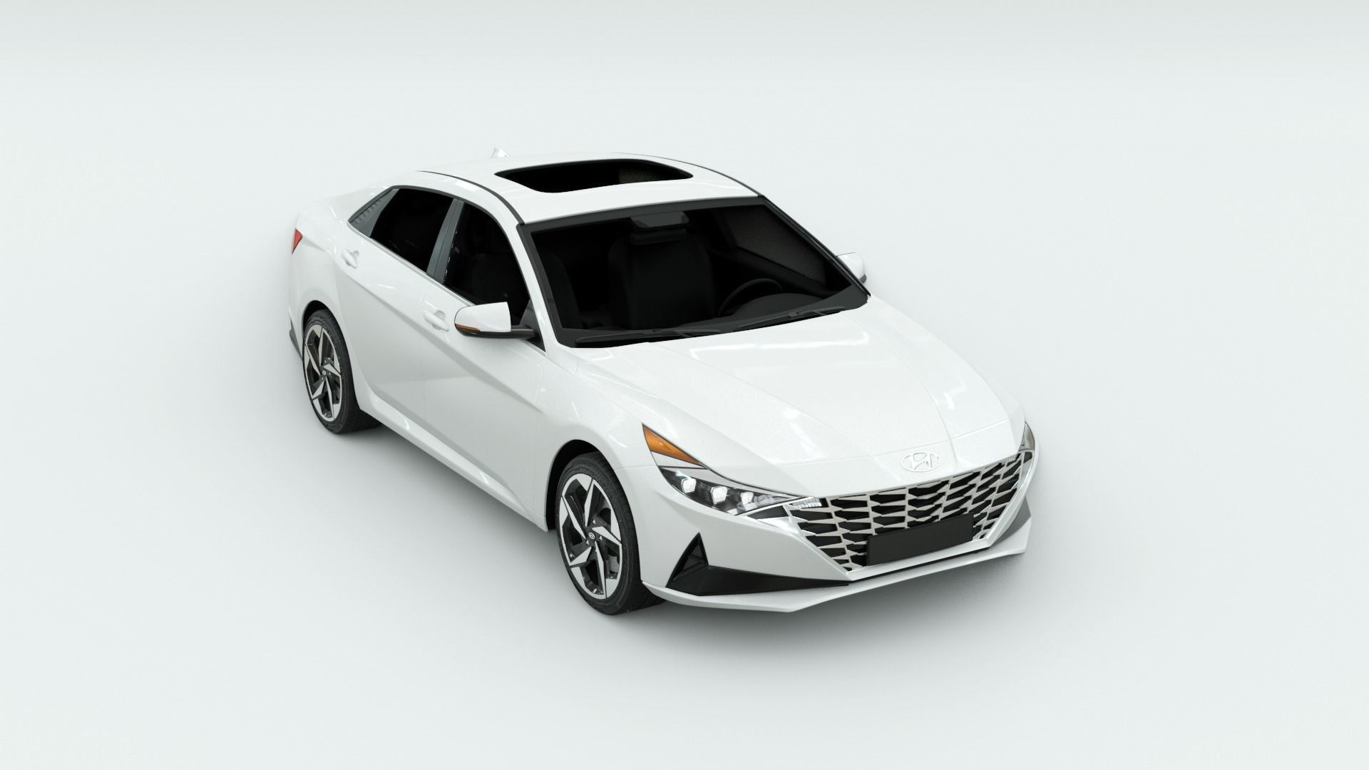 Hyundai Elantra 2021 3D model_3