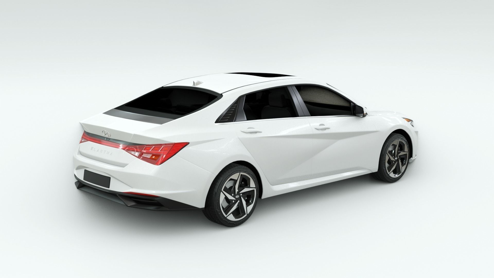 Hyundai Elantra 2021 3D model_2