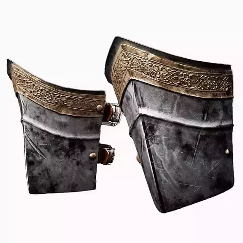  Female  Knight Upper Leg Armor MidPoly