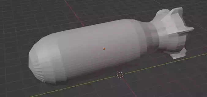 3D Nuke model bomb Low-poly 3D model