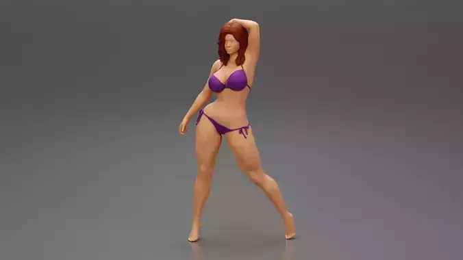 Young Woman Body In Summer Fashion Bikini