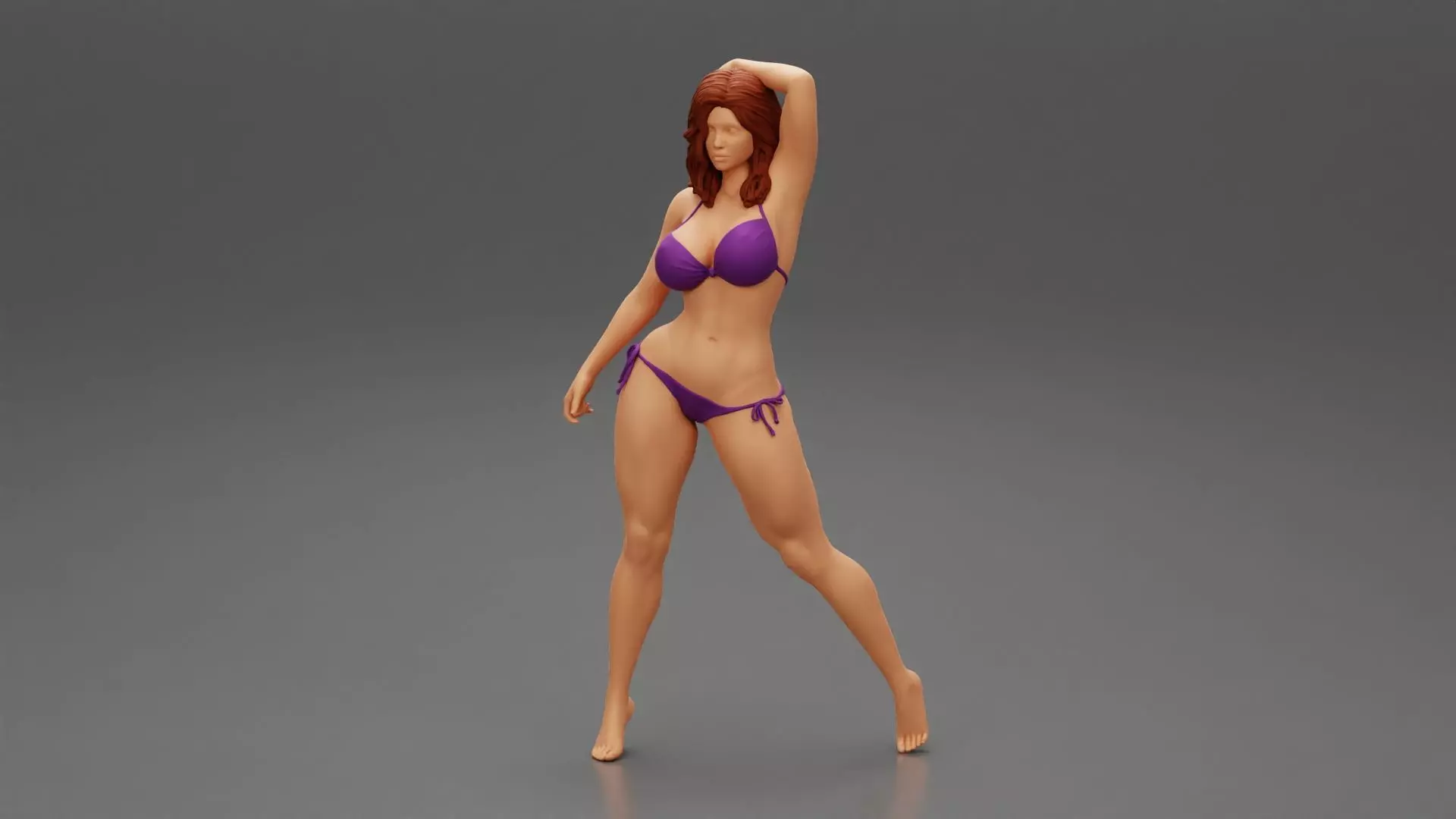 Young Woman Body In Summer Fashion Bikini 3D print model