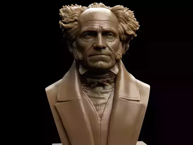 Arthur Schopenhauer Bust