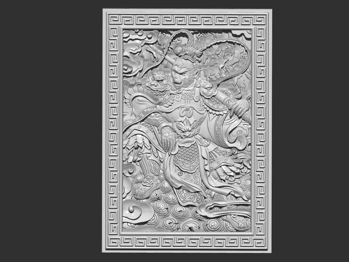 Monkey King 3D print model_0