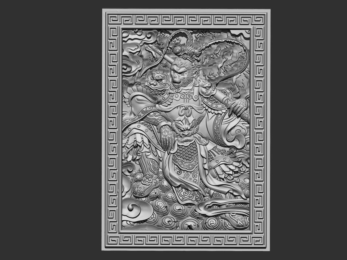 Monkey King 3D print model_4