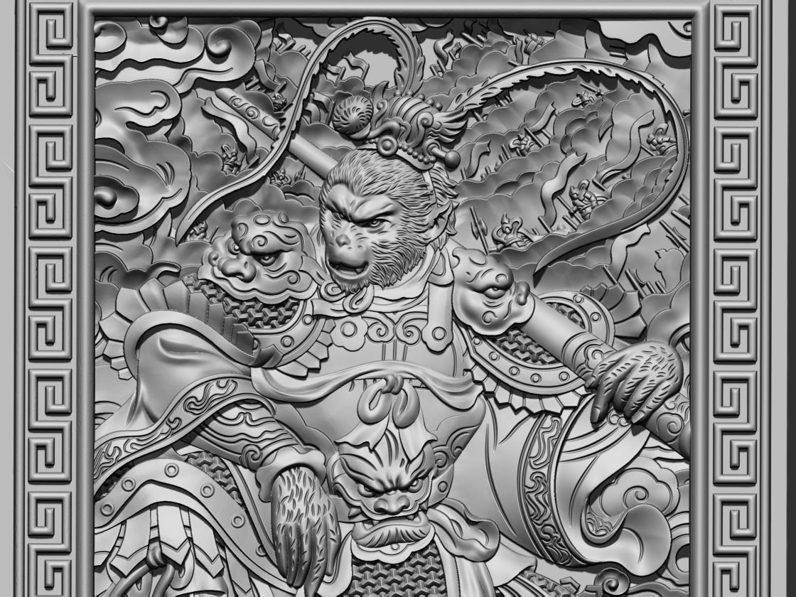 Monkey King 3D print model_5