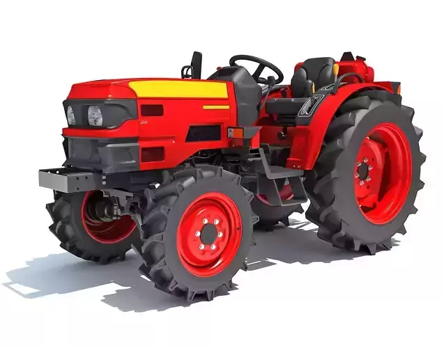 Farm Tractor 3D model