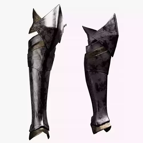 Female Knight Ankle Knee LowPoly Low-poly 3D model Female Knight Ankle Knee LowPoly Low-poly 3D model