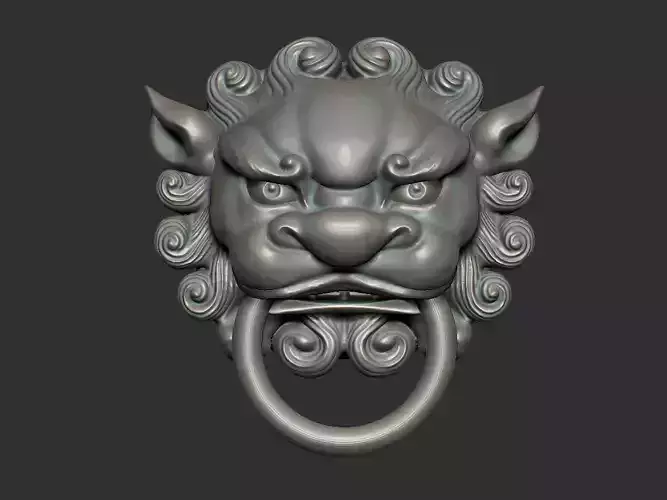 lion door knocker
