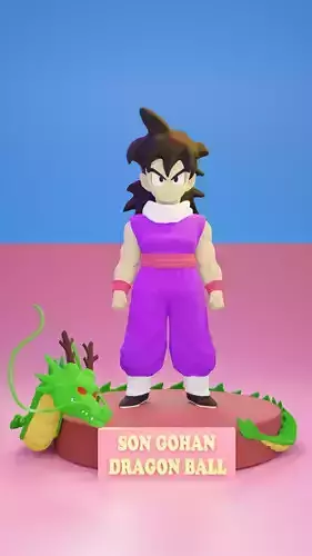 Son Gohan 3D model