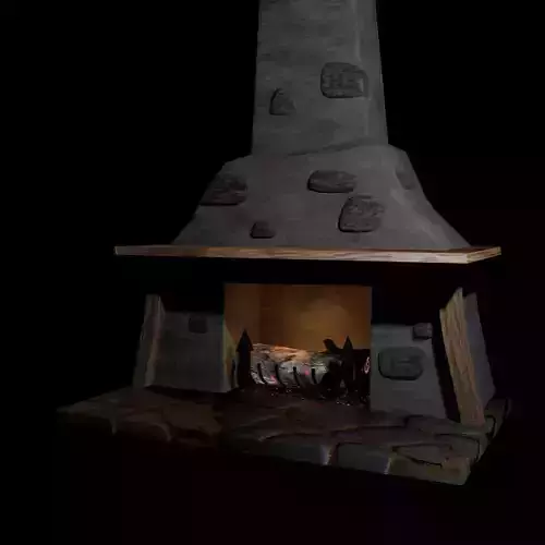 Stylized Fireplace