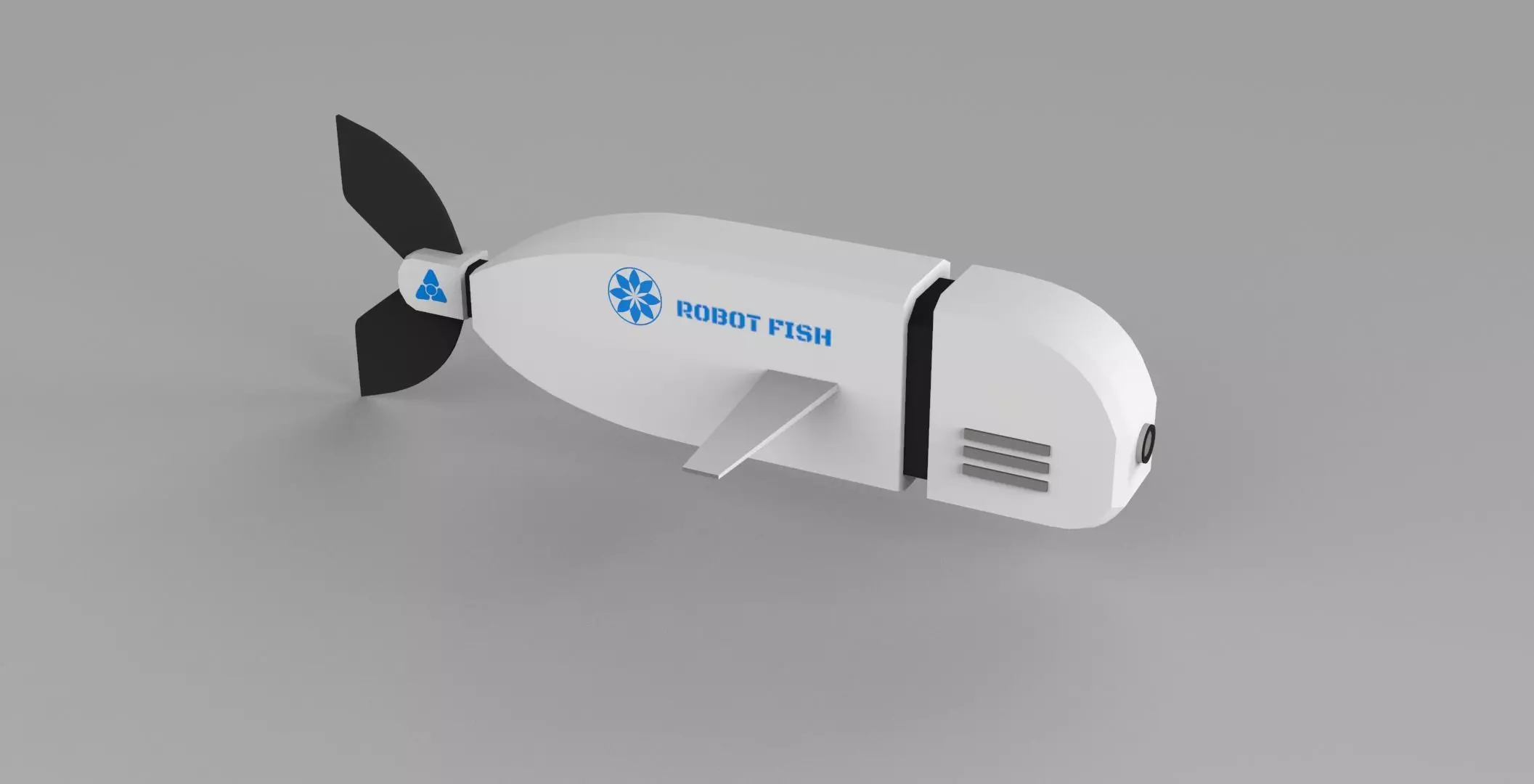 Robot Fish Free 3D model