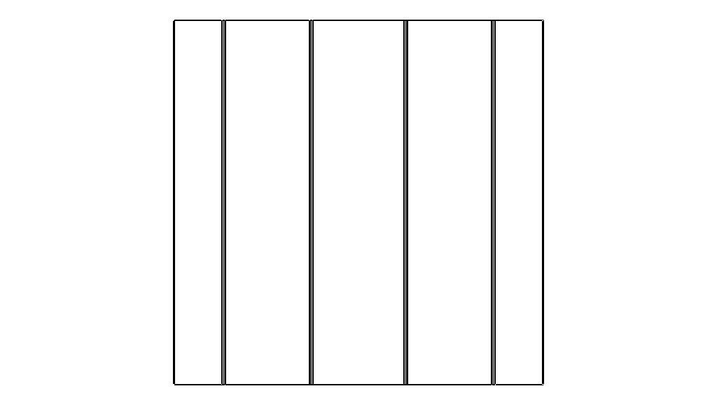 Aluminum Extruded Door Jamb w Screw MOD AL-082sh Low-poly 3D model_7