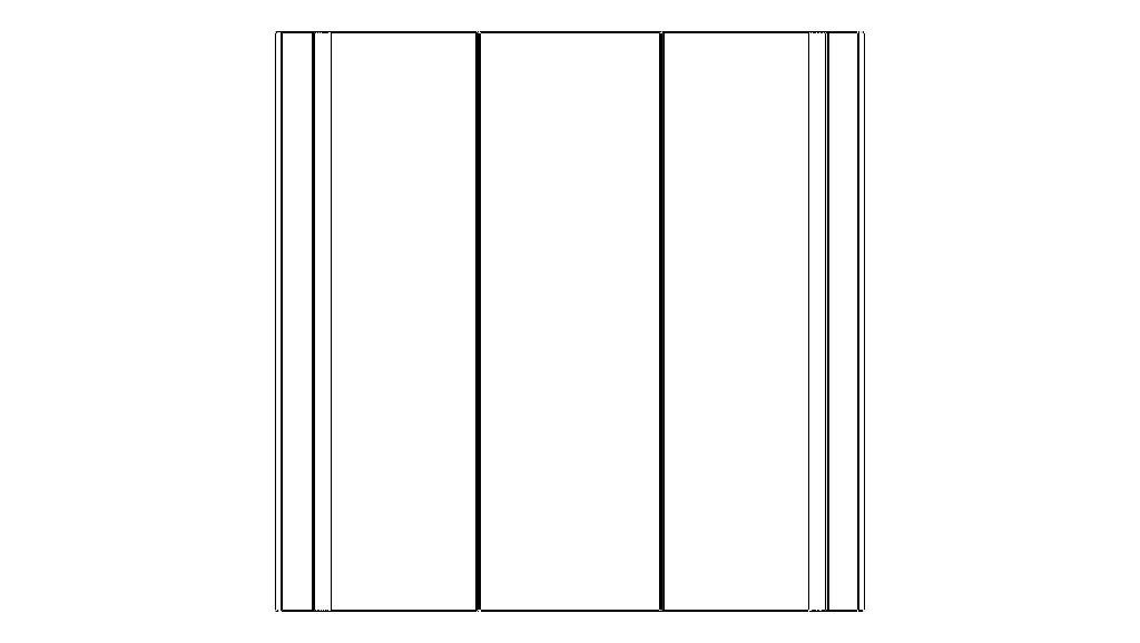 Aluminum Extruded Male Half MOD AL-0116sh Low-poly 3D model_7