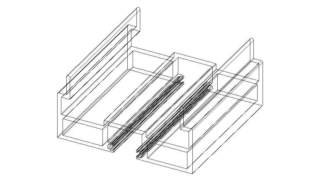 Aluminum Extruded Male Half MOD AL-0116sh Low-poly 3D model_4