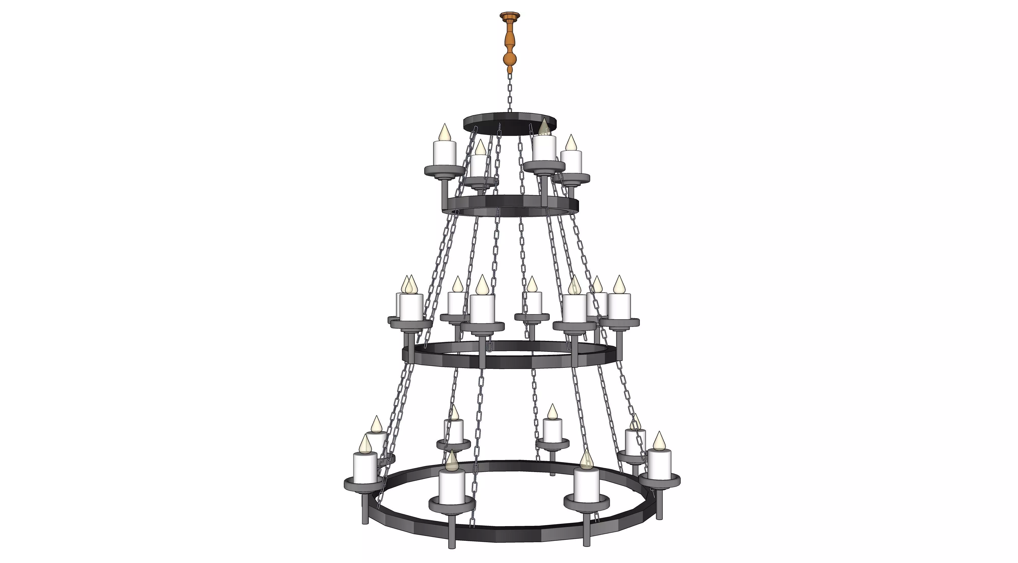 chandelier 07 3D model_0