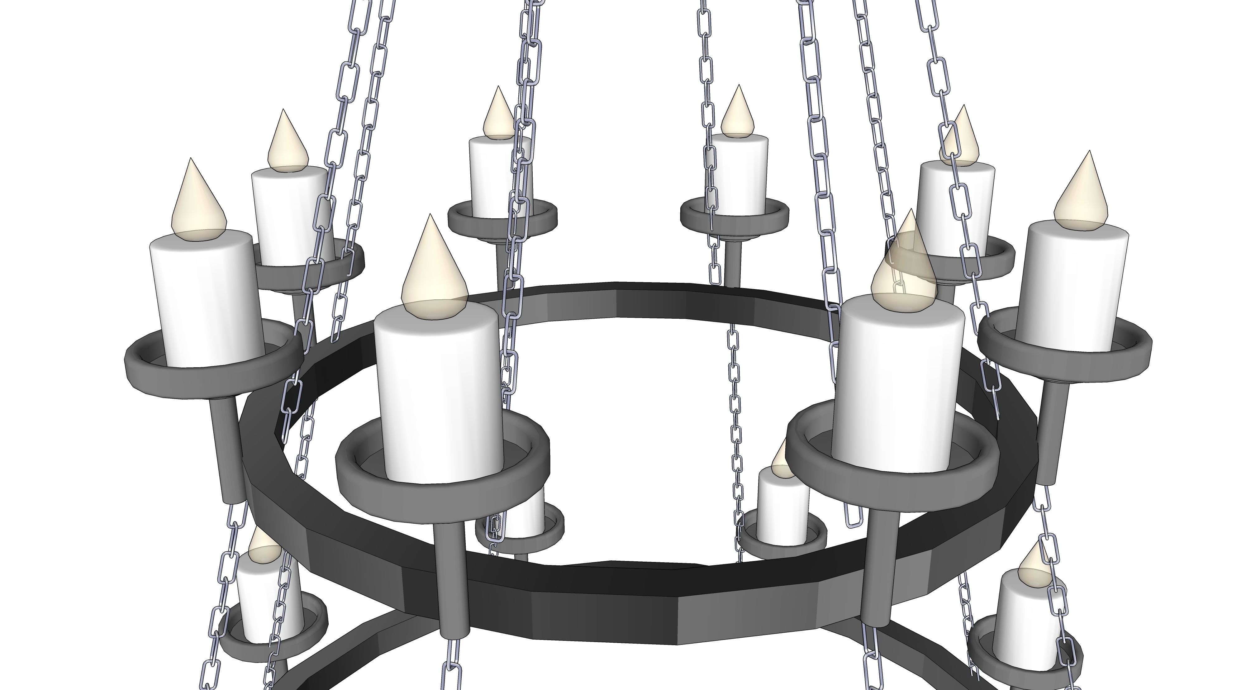 chandelier 07 3D model_8