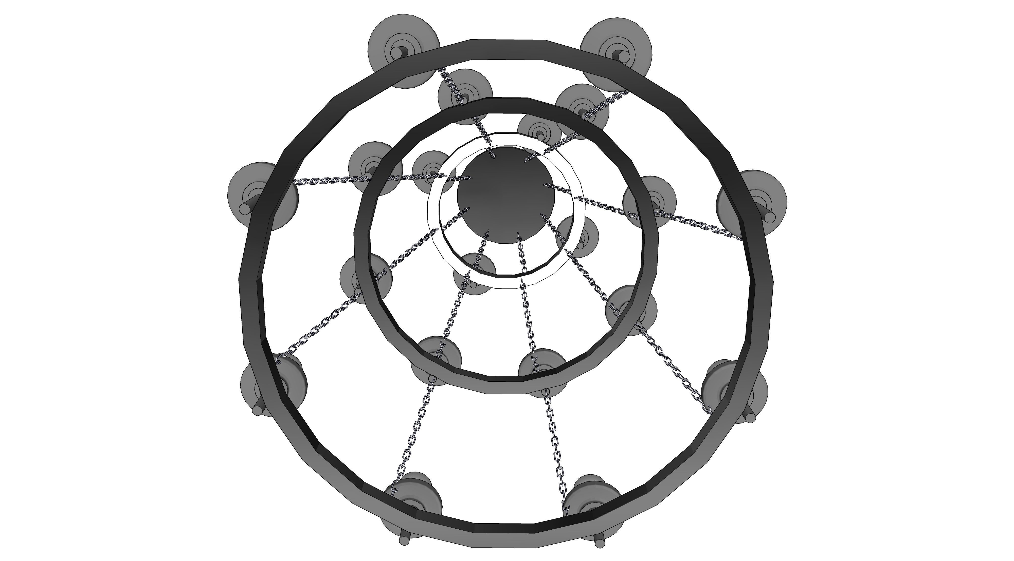 chandelier 07 3D model_4