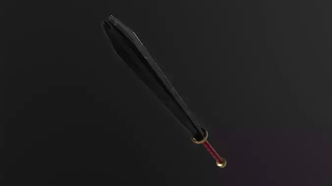 Mace Medieval Stylized PBR Low-poly 3D model