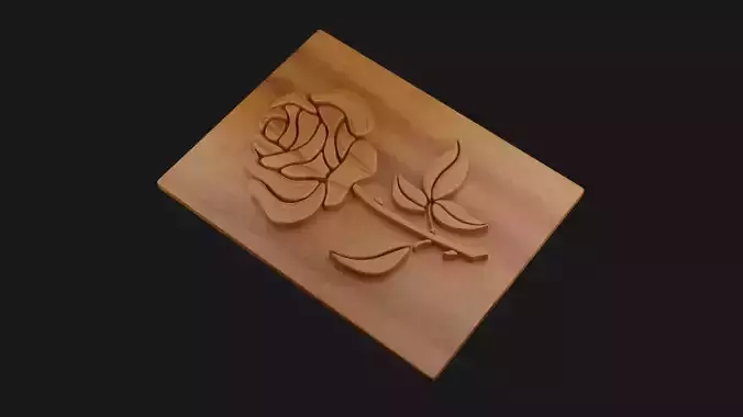 Rose Flower 3D Model
