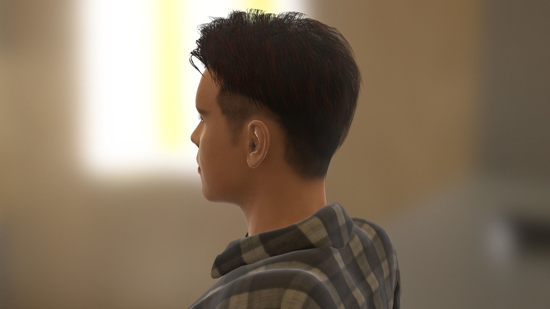 BradPitt Low-poly 3D model_27