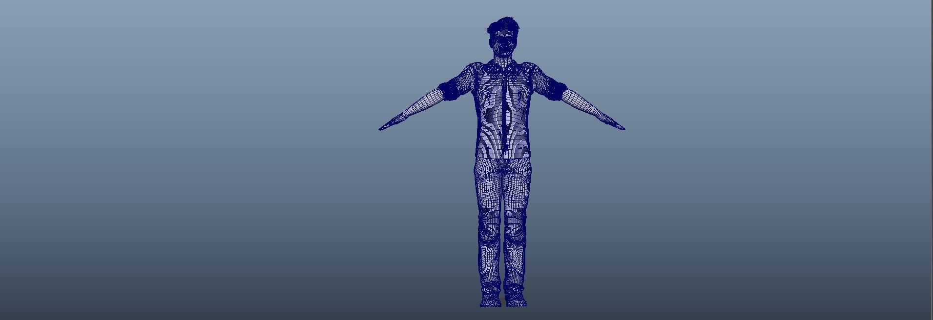 BradPitt Low-poly 3D model_14