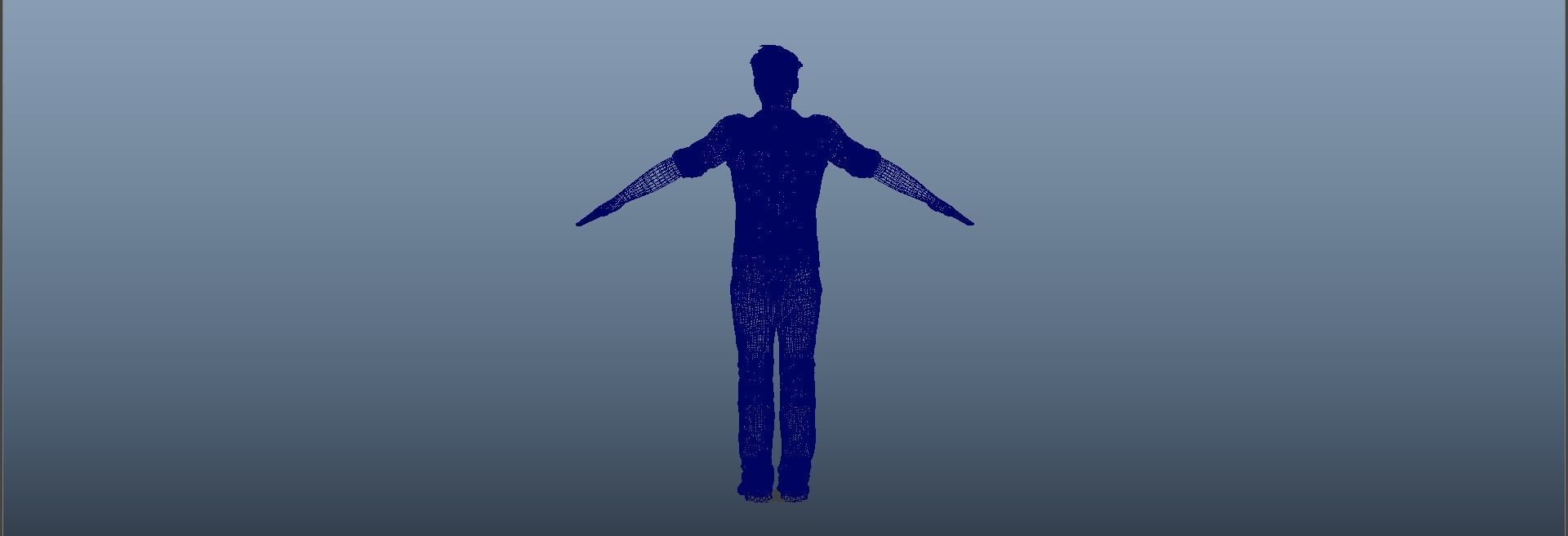 BradPitt Low-poly 3D model_19