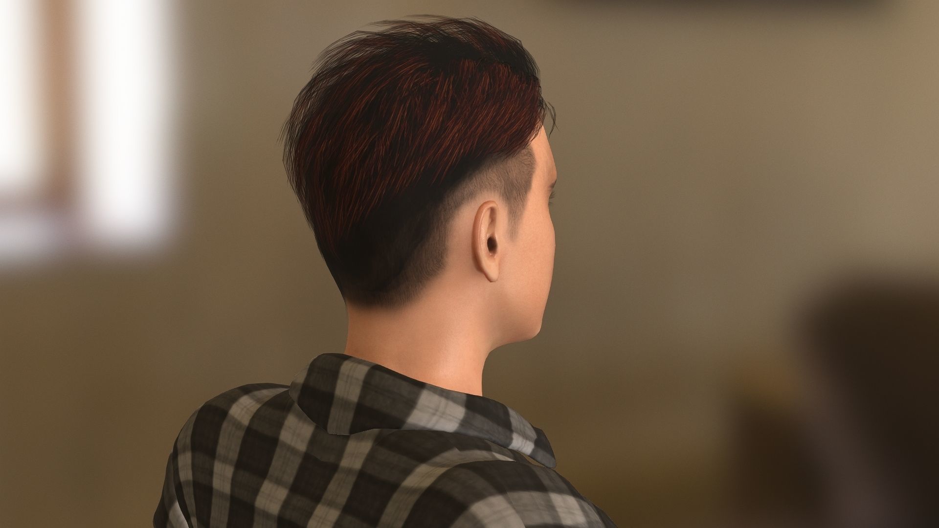 BradPitt Low-poly 3D model_24