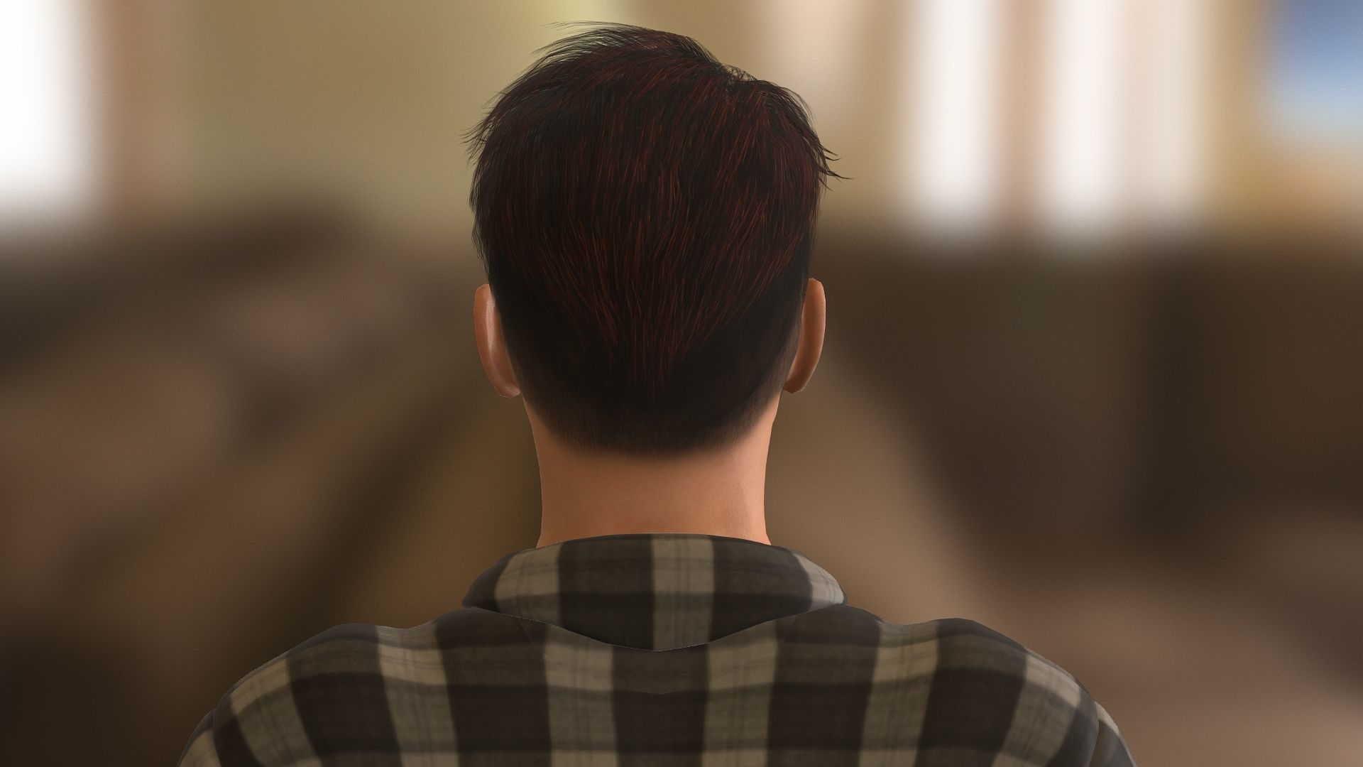 BradPitt Low-poly 3D model_25