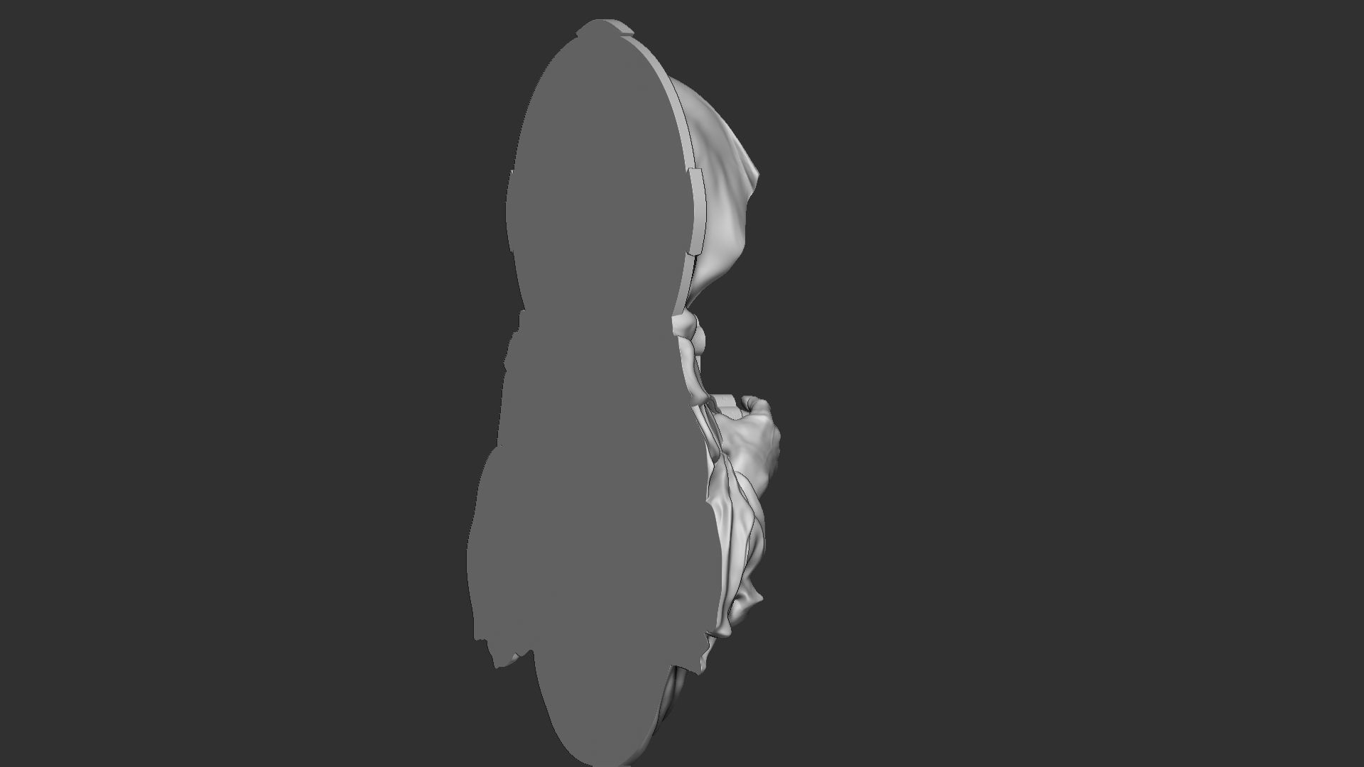 Mother Maria bas-relief 02 3D print model_11