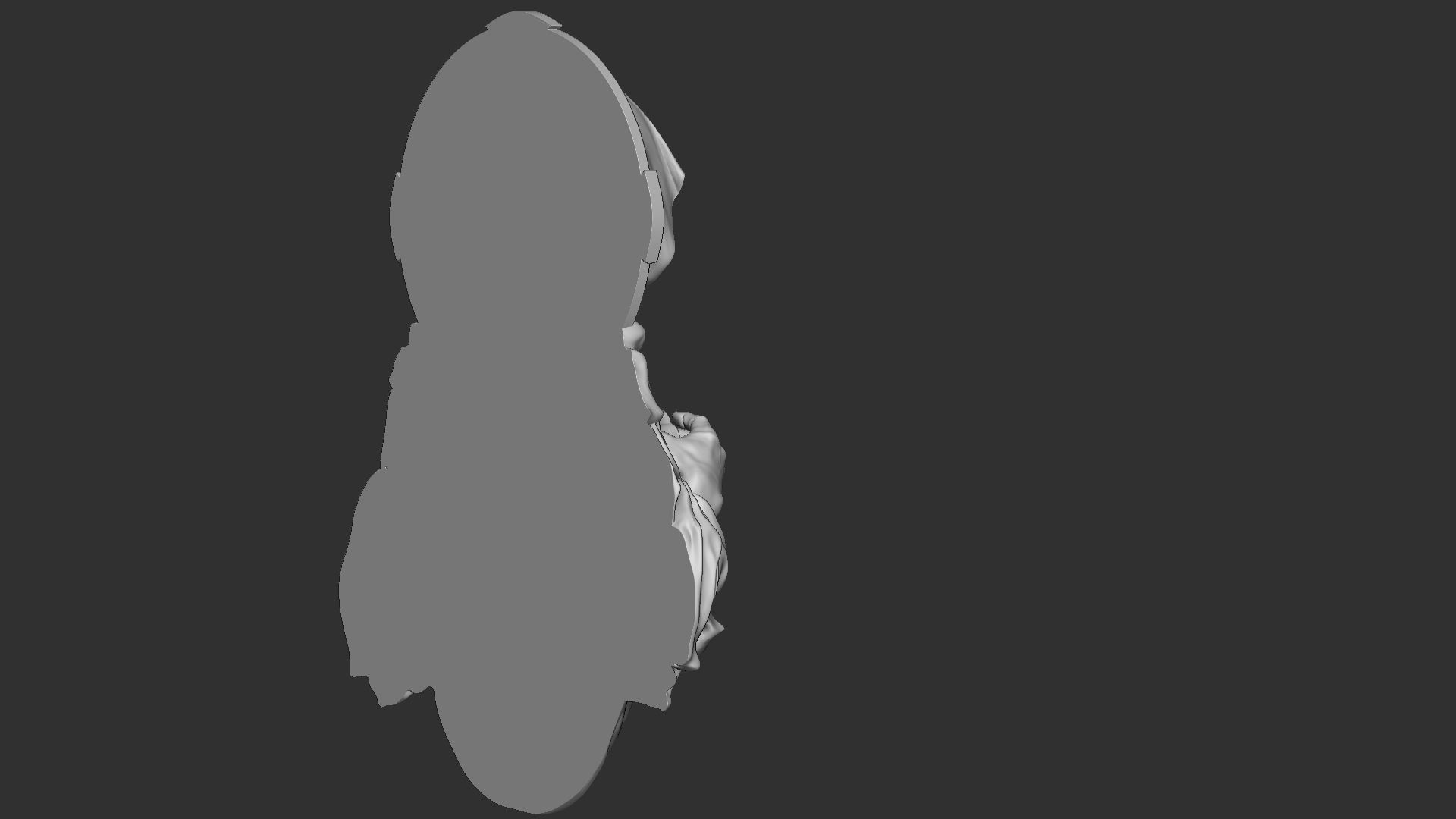 Mother Maria bas-relief 02 3D print model_10