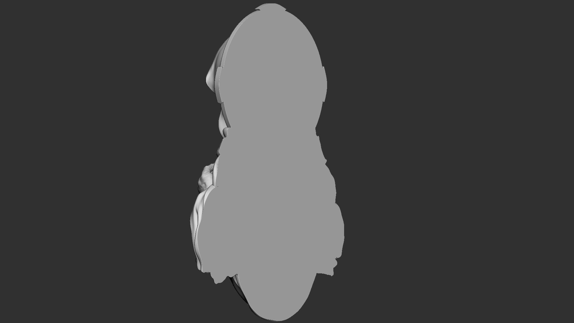 Mother Maria bas-relief 02 3D print model_27