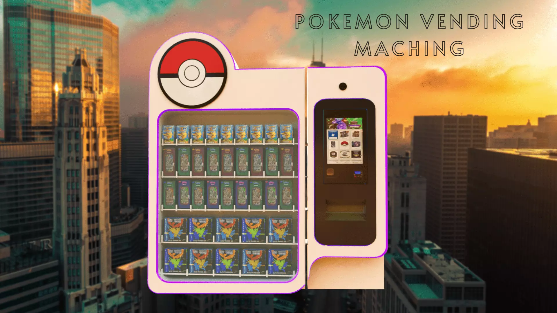 Pokemon Vending Machine Low-poly 3D model_0