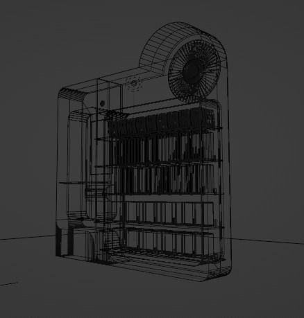 Pokemon Vending Machine Low-poly 3D model_23