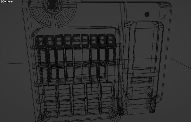 Pokemon Vending Machine Low-poly 3D model_24