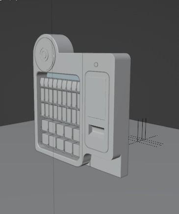 Pokemon Vending Machine Low-poly 3D model_26