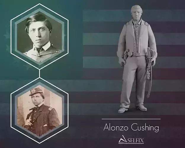 Alonzo Cushing sculpture 3D print model
