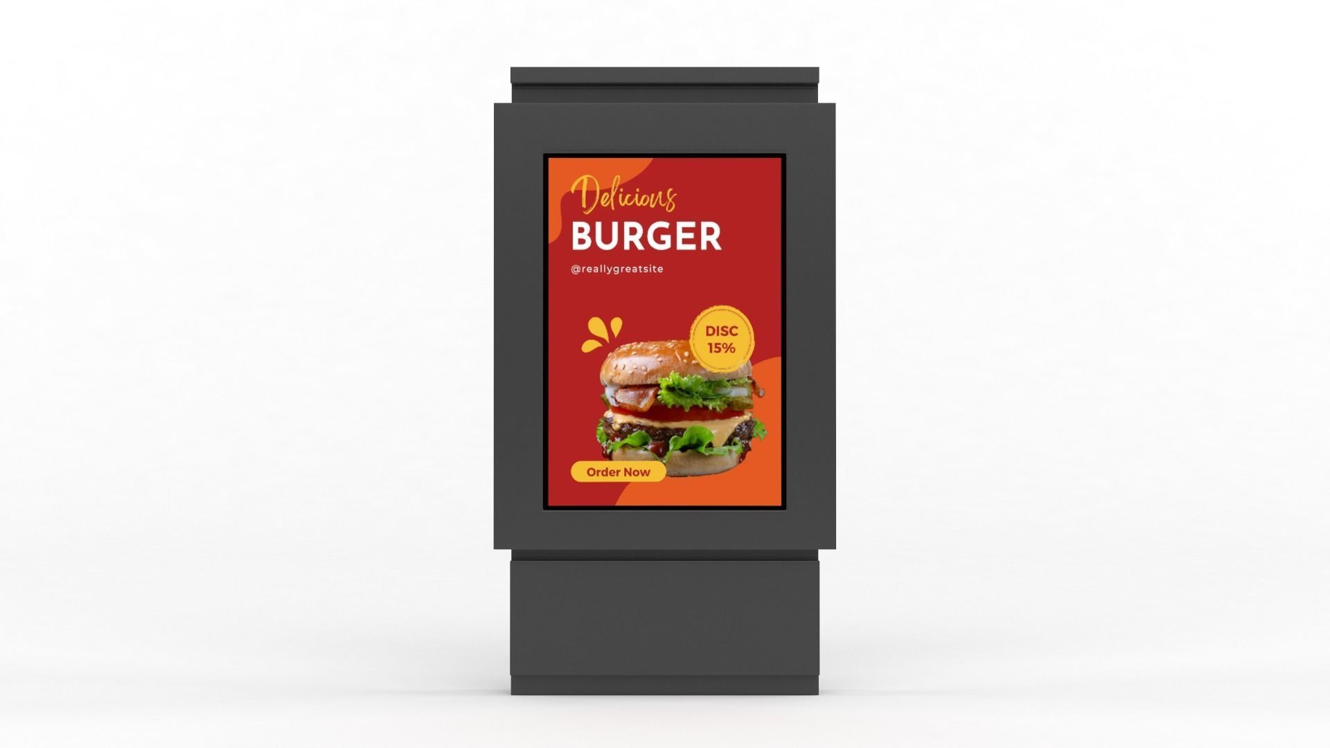 Electronic Kiosk 3D model_1