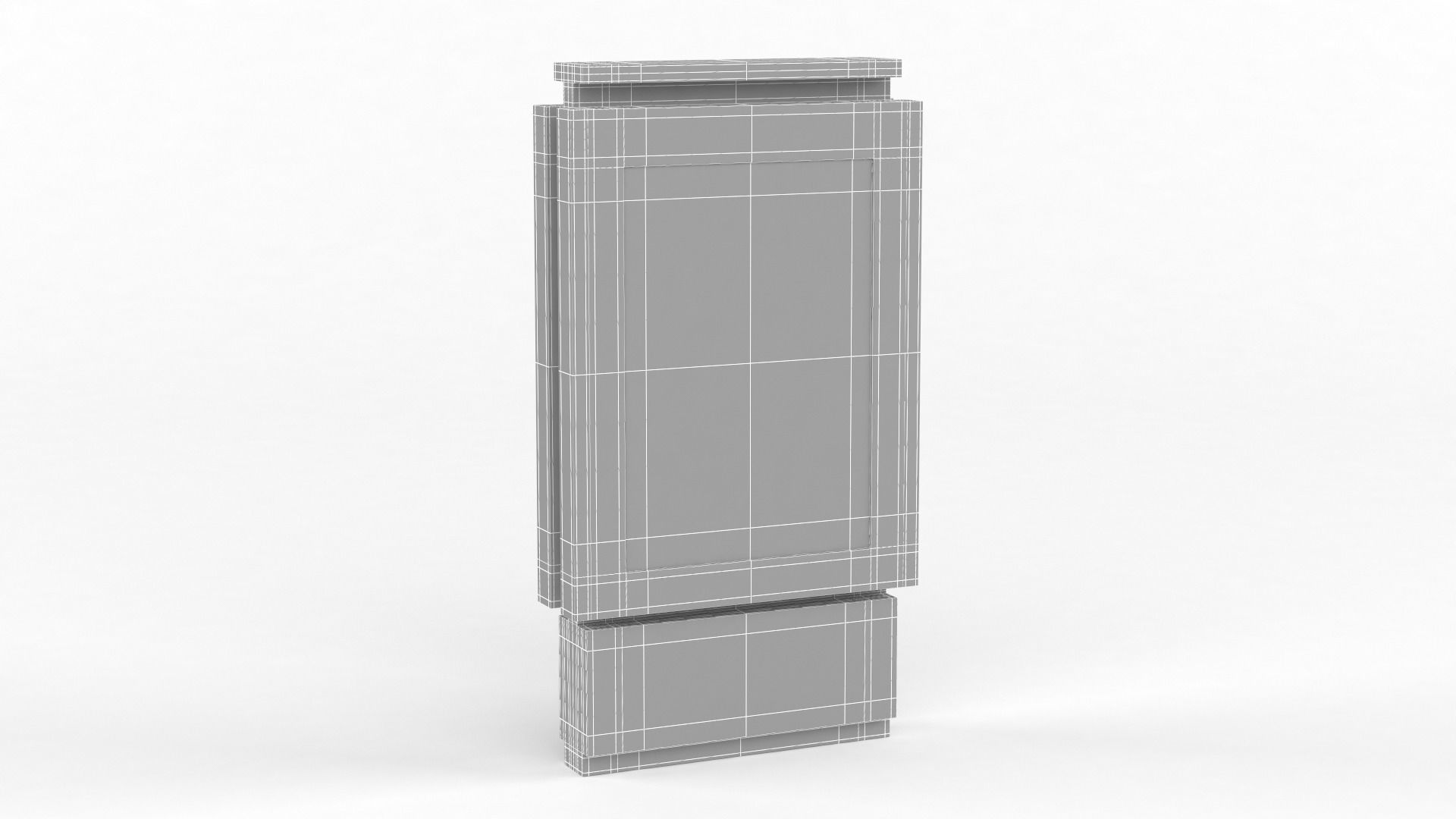 Electronic Kiosk 3D model_9