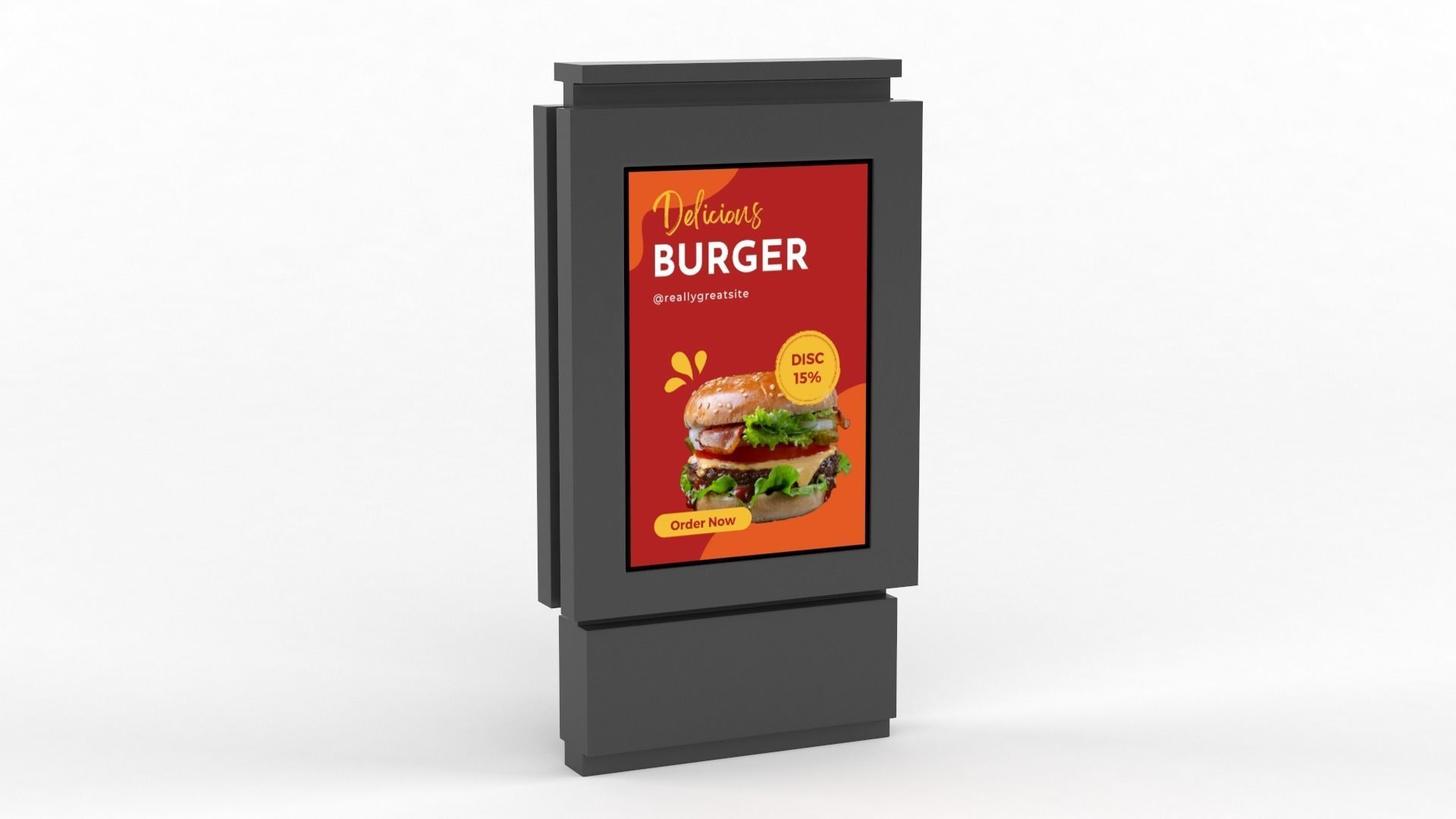 Electronic Kiosk 3D model_3