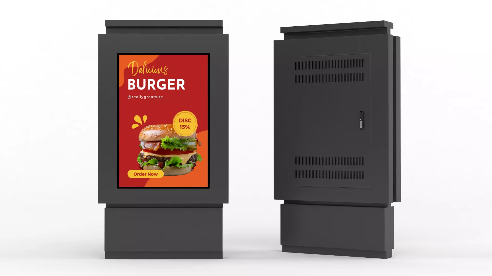 Electronic Kiosk 3D model_0